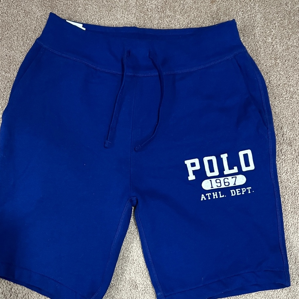 Men's Polo by Ralph Lauren Royal Blue Athletic Shorts size Small